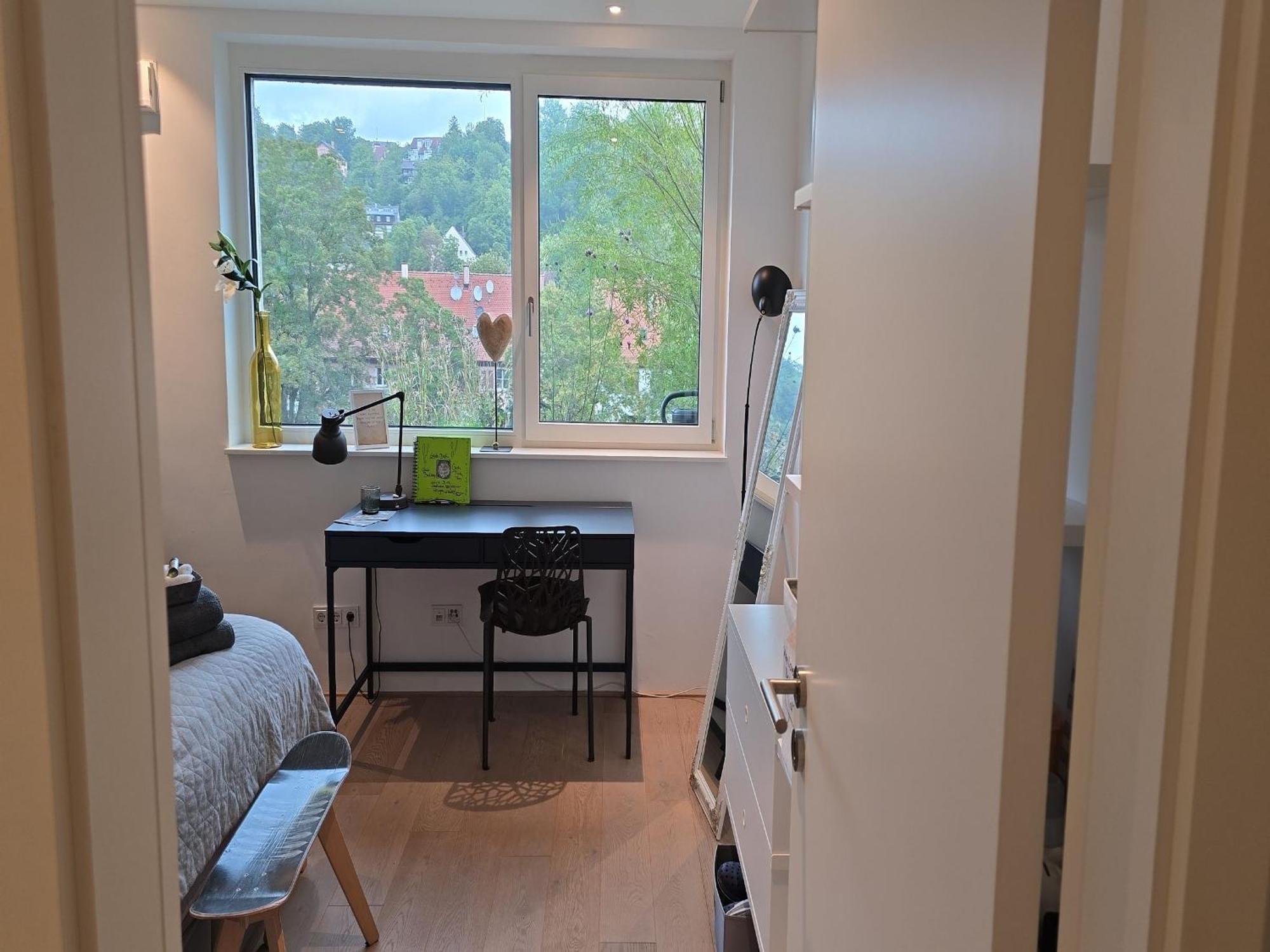 Stadtnahes Gaestezimmer Im Penthouse Bei Esi Тюбинген Экстерьер фото